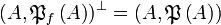 (A,\finpowerset A)\orth = (A,\powerset A)